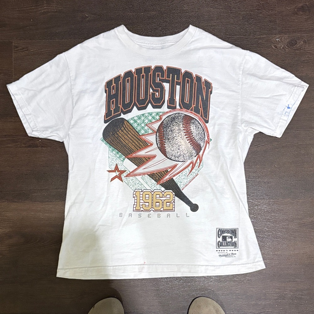 Houston 1962 Baseball Graphic Tee - White